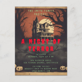 Invitación a la fiesta de Halloween del Poster de