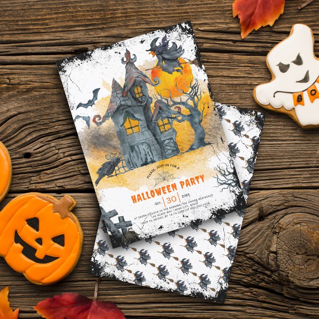Invitación a la fiesta de Halloween en casa (Subido por el creador)