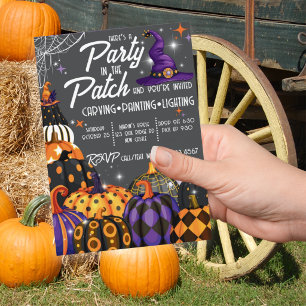 Invitación a la Fiesta de Halloween en la Calabace
