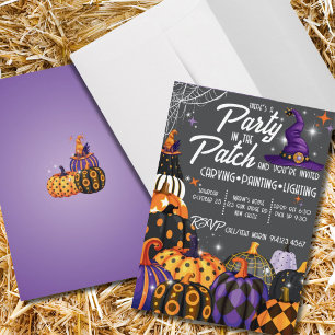 Invitación a la Fiesta de Halloween en la Calabace