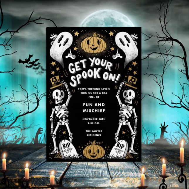 Invitación a la Fiesta de Halloween en la Mansión  (Subido por el creador)