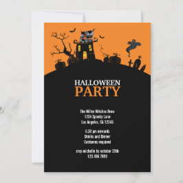 Invitación a la fiesta de Halloween en Spook Hill