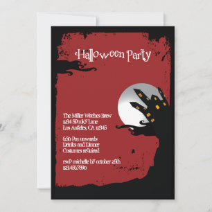 Invitación a la fiesta de Halloween en Spooky Hill