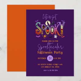 Invitación a la Fiesta de Halloween Espeluznante