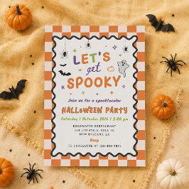 Invitación a la fiesta de Halloween espeluznante