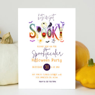 Invitación a la Fiesta de Halloween Espeluznante