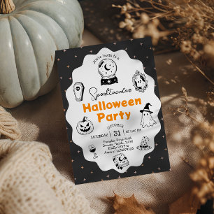 Invitación a la Fiesta de Halloween Espeluznante