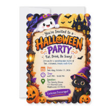 Invitación a la Fiesta de Halloween – Espeluznante