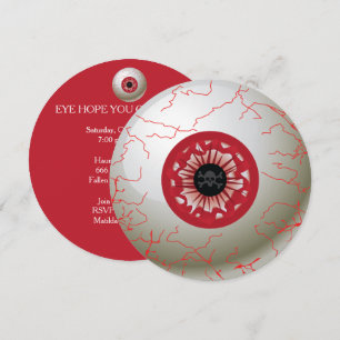 Invitación a la fiesta de halloween Eyeball Party