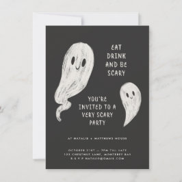 Invitación a la fiesta de halloween familiar moder