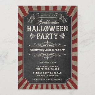Invitación a la fiesta de Halloween - Fiesta de Ci