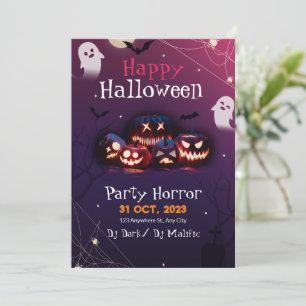 Invitación a la fiesta de Halloween, Fiesta de ter