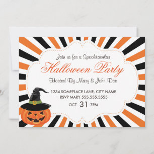 Invitación a la fiesta de Halloween, Gorra de cala