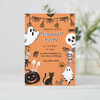 Invitación a la Fiesta de Halloween | Halloween Es