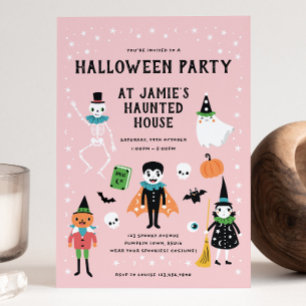 Invitación a la fiesta de Halloween House