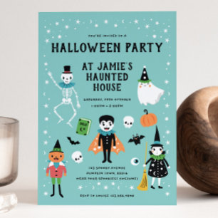 Invitación a la fiesta de Halloween House