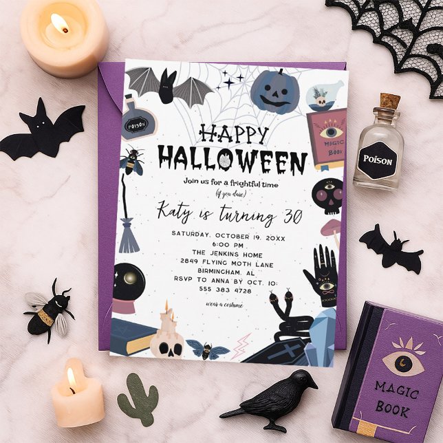 Invitación a la fiesta de Halloween - Invitaciones (Subido por el creador)