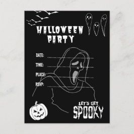 Invitación a la fiesta de Halloween mortales de lo