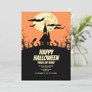 Invitación a la fiesta de Halloween, Noche de mied