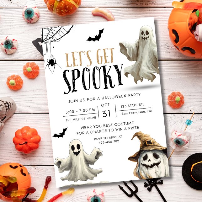 Invitación a la Fiesta de Halloween, Noche Espeluz (Subido por el creador)