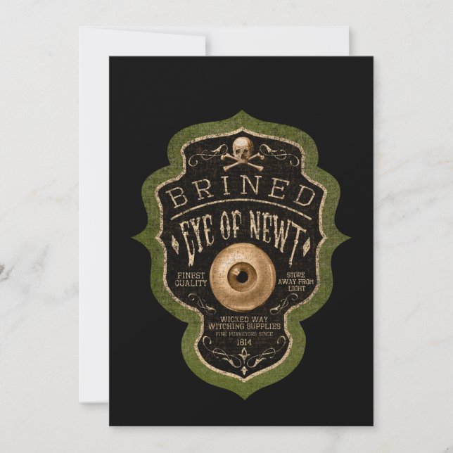 Invitación a la fiesta de Halloween para adultos - (Anverso)