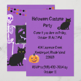 Invitación a la fiesta de Halloween para adultos m