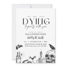 Invitación a la fiesta de Halloween para adultos m