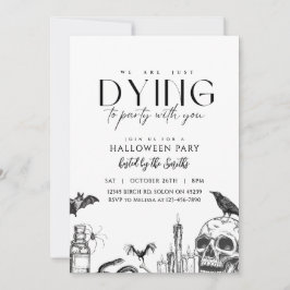 Invitación a la fiesta de Halloween para adultos m