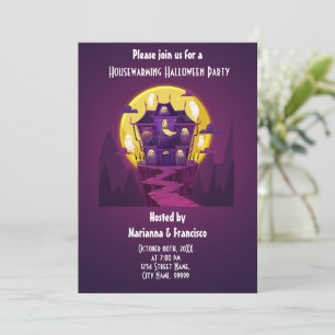 Invitación a la fiesta de Halloween para inaugurar