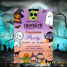 Invitación a la fiesta de Halloween para niños
