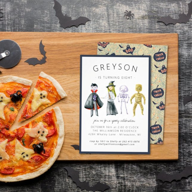 Invitación a la fiesta de Halloween para niños (Subido por el creador)