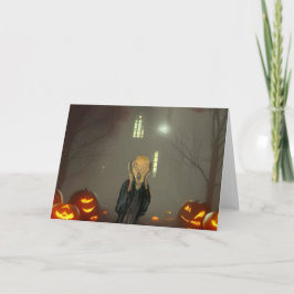 Invitación a la fiesta de Halloween. Tarjeta