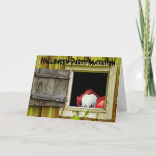Invitación a la fiesta de Halloween. Tarjeta