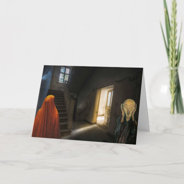 Invitación a la fiesta de Halloween. Tarjeta (Anverso)