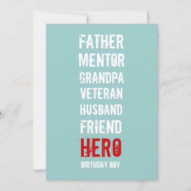 Invitación a la Fiesta de Héroes por el 80 anivers (Anverso)