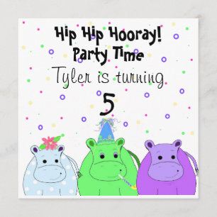 Invitación a la fiesta de hipopótamos