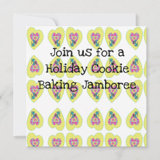 Invitación a la fiesta de horneado de galletas nav