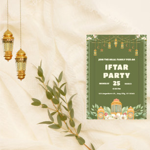 Invitación a la fiesta de iftar de la linterna de