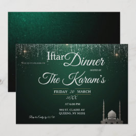 Invitación a la fiesta de Iftar del Ramadan en la 