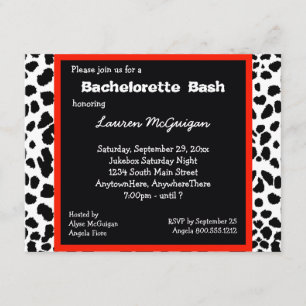 Invitación a la fiesta de impresión Snow Leopard