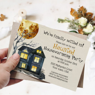 Invitación a la fiesta de inauguración de Hallowee