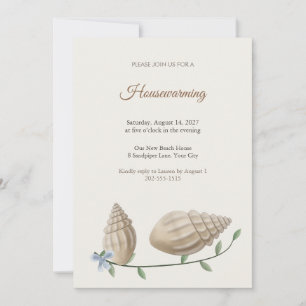 Invitación a la fiesta de inauguración de la casa