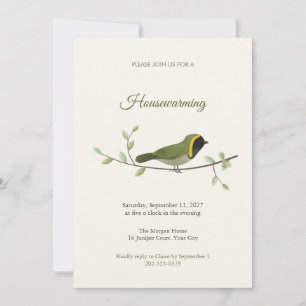 Invitación a la fiesta de inauguración de la casa 