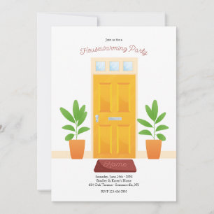 Invitación a la fiesta de inauguración de la casa