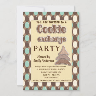 Invitación a la fiesta de intercambio de cookies r
