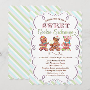 Invitación a la fiesta de intercambio de galletas