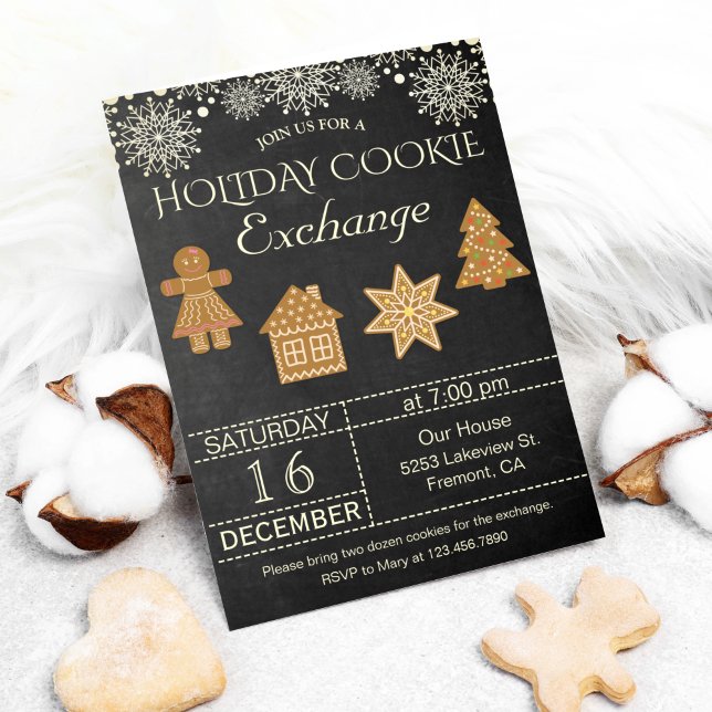 Invitación a la Fiesta de Intercambio de Galletas  (Subido por el creador)