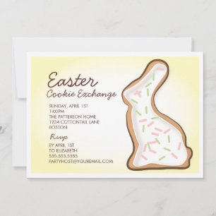 Invitación a la fiesta de intercambio de galletas 