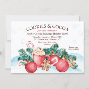 Invitación a la fiesta de intercambio de galletas