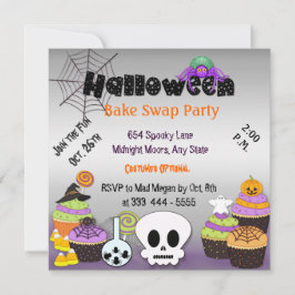 Invitación a la fiesta de intercambio de pasteles